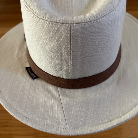 Wallaroo Hat Co Fedora Style Hat Jamison Cream Color Size Medium Large - Picture 9 of 14